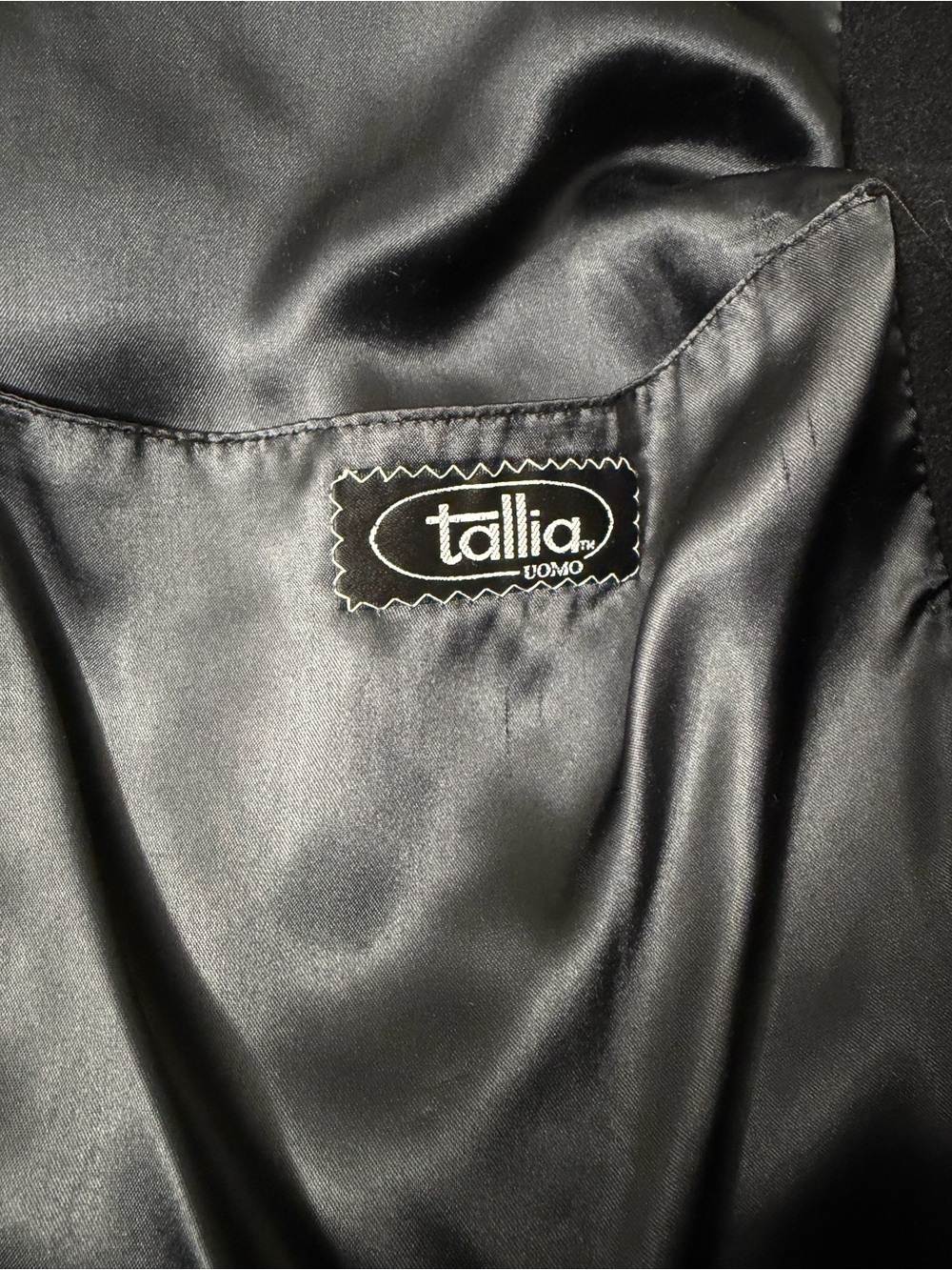 Vintage Tallia Uomo tailored overcoat men’s wool and cashmere blend size XL - Picture 4 of 13